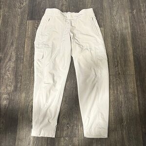EUC Lined Cream Cargo Pants